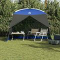 vidaXL Stan s moskytiérou so strechou Azúrová modrá 320 x 320 x 218 cm