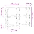 vidaXL Konzolový stolík dub sonoma 100x28x80,5 cm kompozitné drevo