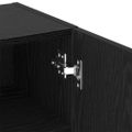 vidaXL Zostava TV skriniek 40,5 x 30 x 102 cm Čierny dub