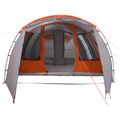 vidaXL Tunelový stan 675 x 392 x 210 cm Šedá a oranžová