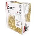 LED vianočný nano reťaz – záclona EMOS D3EW01, 1,7x2 m, vonkajší aj vnútorný, teplá biela, programy