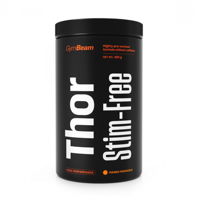Thor Stim-free - GymBeam, jahoda kiwi, 420 g