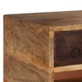 vidaXL Komoda, mangový masív 100x30x130 cm