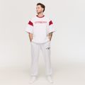 Tričko Premium Heavyweight Varsity White - GymBeam, veľkosť M