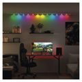 LED bodové svietidlo GoSmart EMOS ZIW15CR – reťaz 255 cm, 12 dielov, 7 W, RGBIC+CCT, stmievateľné, WiFi