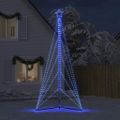 vidaXL LED vianočný stromček 615 LED modré 404,5 cm