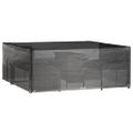 vidaXL Obaly na záhradný nábytok 2 ks 16 očiek 250x250x90 cm štvorec
