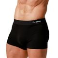 Pánske boxerky Soft 2Pack Black - GymBeam, veľkosť XL, veľkosť oblečenia XL