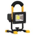 vidaXL Nabíjateľný LED reflektor s rukoväťou 20 W studené biele svetlo