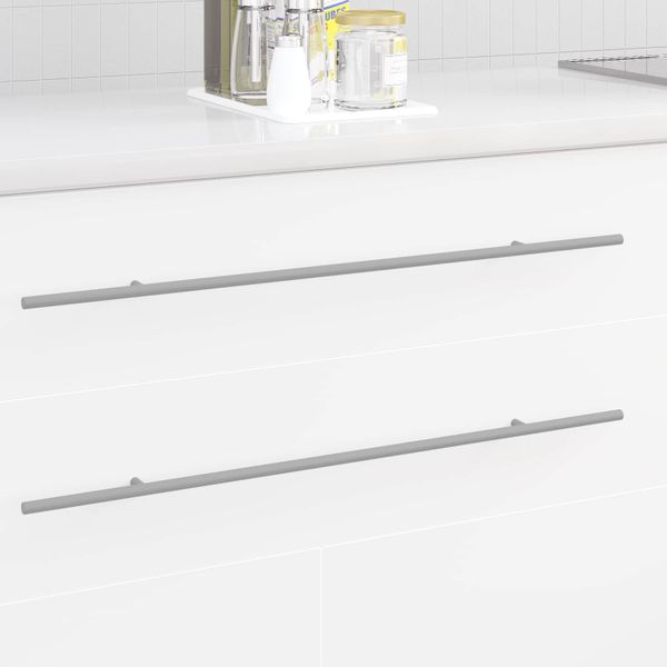 vidaXL Rukoväť skrine 12 pcs Strieborná 700mm Nerezová oceľ