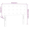 VidaXL Čelo postele hnedé 90x5x78/88 cm umelá koža