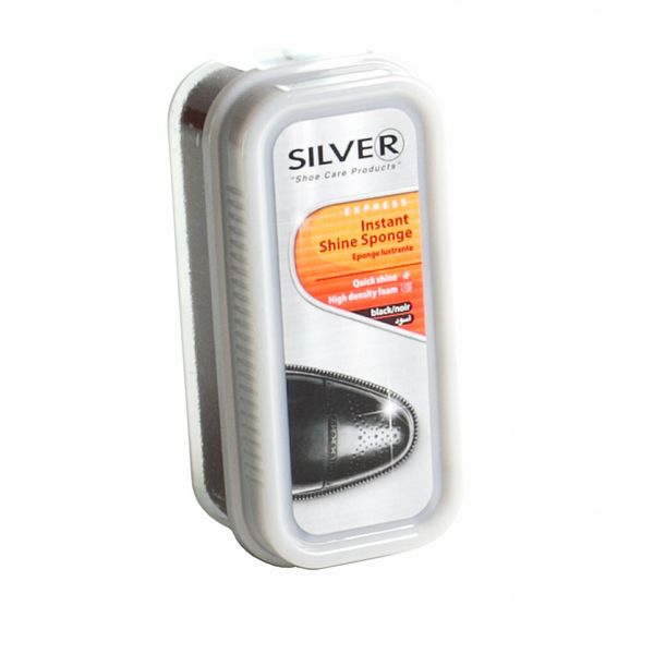 SILVER 3002 leštiaca hubka na obuv Black