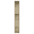 vidaXL Knižnica/deliaca stena dub sonoma 60x24x155 cm