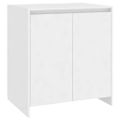 vidaXL Komoda biela 70x41x75 cm spracované drevo