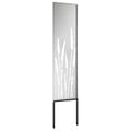 vidaXL Záhradná clona na súkromie Rezací Strieborná 32 x 140 cm