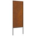 vidaXL Záhradná clona na súkromie Rezací Hrdzavý 50 x 140 cm
