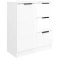 vidaXL Komody 2 ks lesklé biele 60x30x70 cm spracované drevo