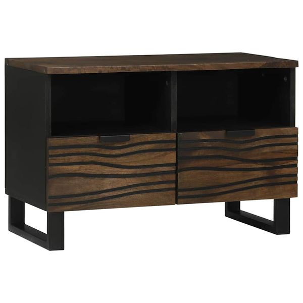vidaXL TV jednotky so zásuvkou Orech 70 x 33 x 46 cm Kompozitné drevo