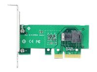 Nízky profil - Radič úložiska - U.2 NVMe - nízky profil - PCIe 4.0 x4