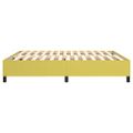 vidaXL Posteľný rám s boxspringom zelená 160x200 cm látka