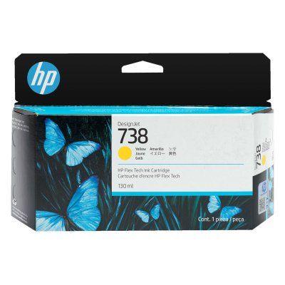KAZETA HP 498N7A Žltá No.738  (130 ml)