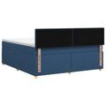 vidaXL Posteľ boxspring s matracom Modrá 140 x 200 cm Látka