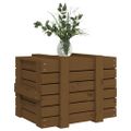 vidaXL Úložný box medovo-hnedý 58x40,5x42 cm masívna borovica