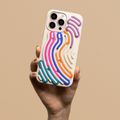 DIY puzdro Snake pre iPhone 14 Pro 6,1" béžové