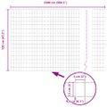 vidaXL Euro plot 1,2 x 25 m Železo potiahnuté PVC Zelená