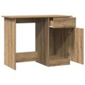 vidaXL Stôl dub artisan 100x50x76 cm kompozitné drevo