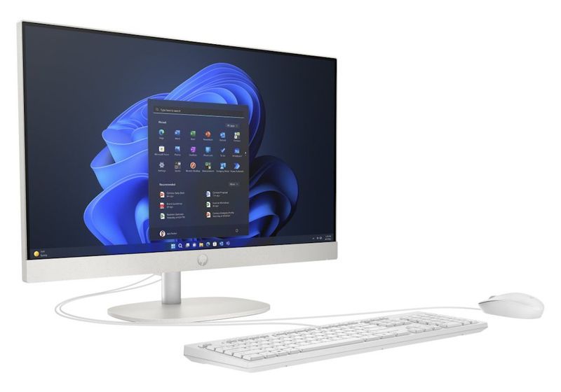 HP ProOne 245 G10/ AiO/ Ryzen 3 7320U/ 8GB/ 512GB SSD/ Radeon™Graphics/ 23,8"FHD,matný/ W11P/ klávesnica+myš/ biely