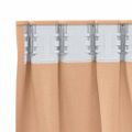 vidaXL Záclony na zatemnenie s krúžkami 2 ks Svetlohnedá 245 x 140 cm