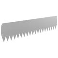 vidaXL Obrubník trávnika 10 ks 103 x 25 cm Oceľ Hrdzavý