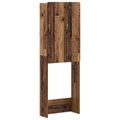vidaXL Toaletná skriňa ZWOLLE Staré drevo 66 x 25,5 x 190 cm
