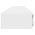 vidaXL Zásuvky pod posteľ Biela 200 x 36,5 x 16,5 cm Kompozitné drevo