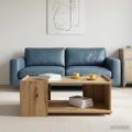 vidaXL Konferenčný stolík Dub artisan 90 x 50 x 33 cm Kompozitné drevo
