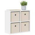 vidaXL Servírovacia skriňa Biela 49,5 x 22 x 47 cm