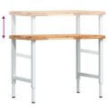 vidaXL Pracovný stôl 100x60x(73-99,5) cm masívna akácia obdĺžnik