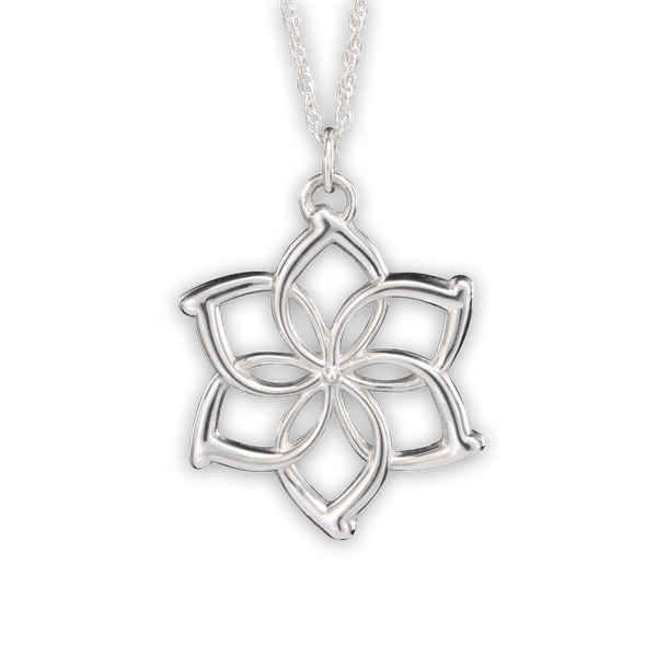 Strieborný prívesok Galadriel - kvetina (Ag 925)