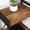 vidaXL Regál na knihy 60 x 30 x 85 cm Kompozitné drevo Staré drevo