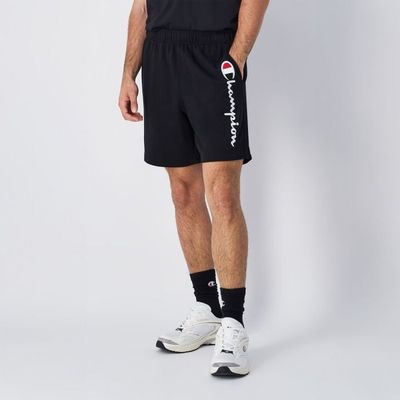 Šortky Big Logo French Terry Black - Champion, veľkosť XXL, veľkosť oblečenia XXL