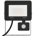 vidaXL LED reflektor so senzorom 30 W teplé biele svetlo