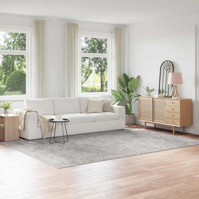 vidaXL Protišmykový Shaggy Koberec Sivá 240 x 340 cm PP