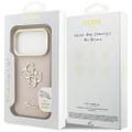 Puzdro Guess Grained Big 4G & Stand Camera pre iPhone 17 Pro ružové