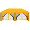 vidaXL Kryt altánku s bočnými stenami Žltá 600,5 x 300,5 cm Polyester