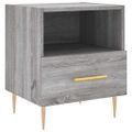 vidaXL Nočné stolíky 2 ks sivé sonoma 40x35x47,5 cm kompozitné drevo