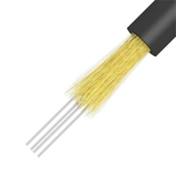 KDP optický kabel J/A-(ZN)H, FTTx DROP, 4 vl., 9/125, G657A, LSOH, 3 mm, Eca, 7A01