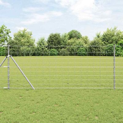 vidaXL Divoký plot Horúce zinkovanie 1000 x 100 x 0.18 cm Železo