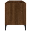 vidaXL Skrinka na platne hnedý dub 74,5x38x48 cm kompozitné drevo