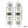 LED žiarovky CANBUS 12SMD Festoon C5W 3838 39mm White 12/24V AMIO-04249